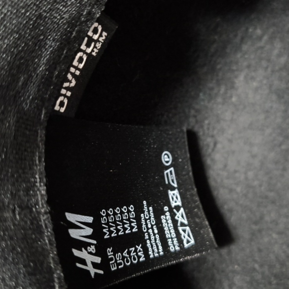 H&M Pure Wool Hat NWT BLACK 100% WOOL - Picture 5 of 8